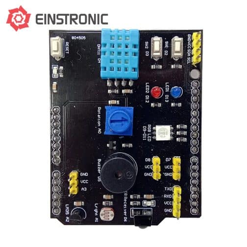 9-in-1 Learning Shield for Arduino Uno - Einstronic Enterprise