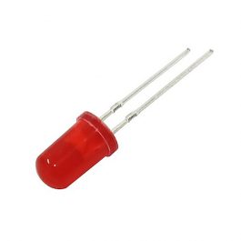 Diffused LED 5mm – Red (5pcs)