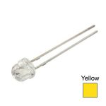 Straw Hat LED 5mm – Yellow (5pcs)