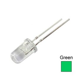 Super Bright LED 5mm – Green (5pcs)