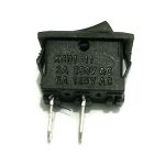 Rocker Switch KCD1-101 10×15 (2P) (Black)