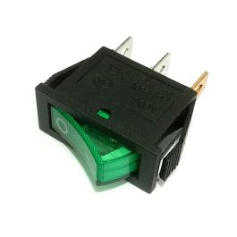 Rocker Switch KCD3-101N (3P) (Green)