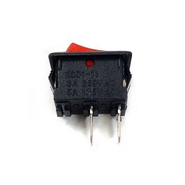 Rocker Switch KCD1-101 10×15 (2P) (Red)