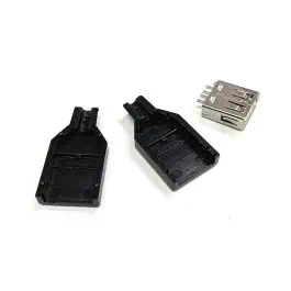 USB Cable Plug Connector – Type-A Female